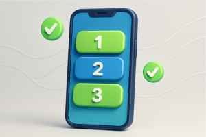 Miniatura de infográfico sobre como formatar celular, com ícone de smartphone e engrenagem.
